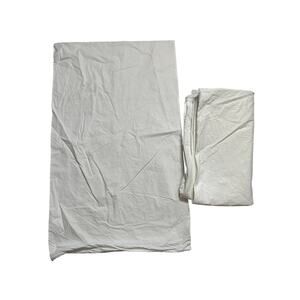 Frette 1860 Luxury Pillowcases Percale Cotton White King Set of 4